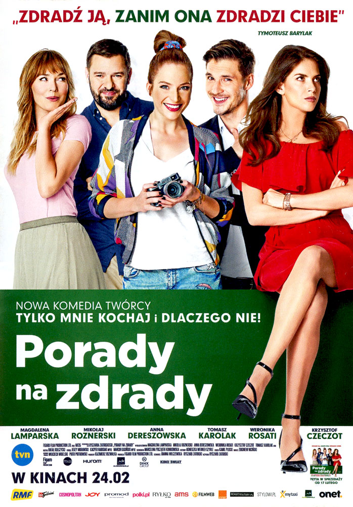 Ulotka filmu 'Porady Na Zdrady (przód)'