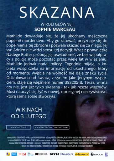 Tył ulotki filmu 'Skazana'