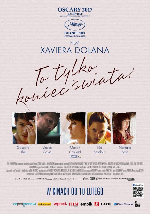 Polski plakat filmu 'To tylko koniec świata'