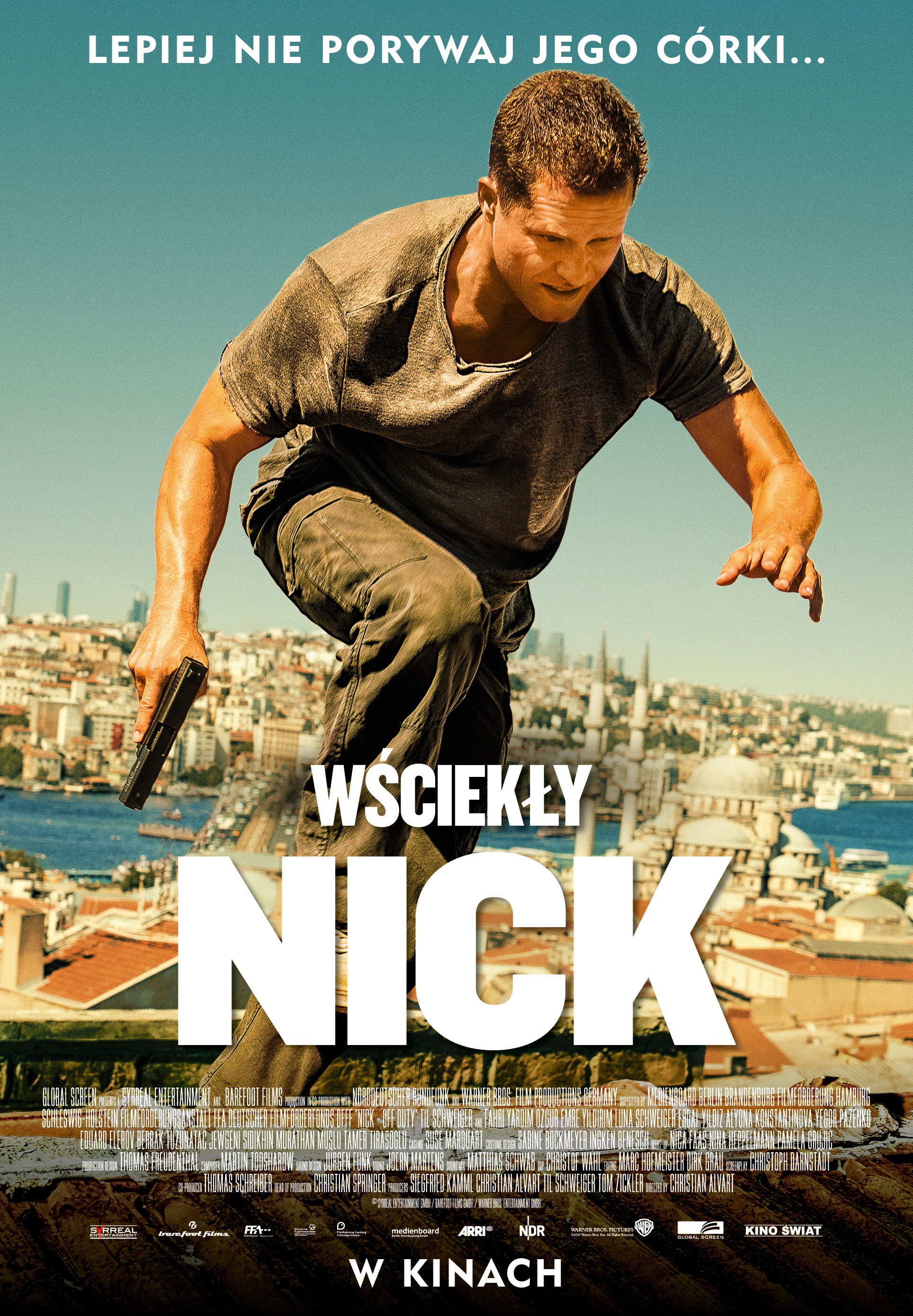 Polski plakat filmu 'Wściekły Nick'
