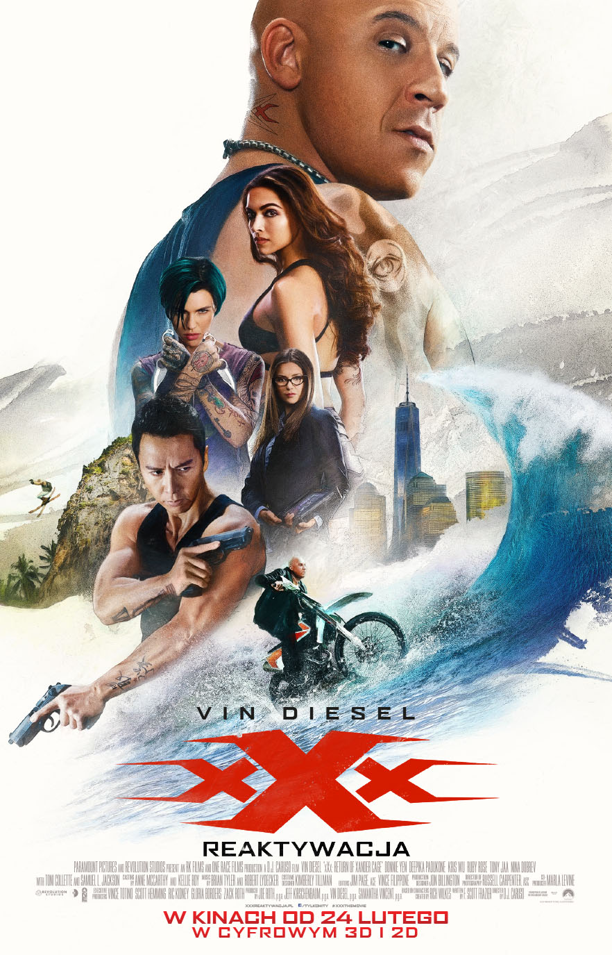 Polski plakat filmu 'xXx: Reaktywacja'