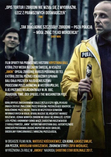Tył ulotki filmu 'Amok'