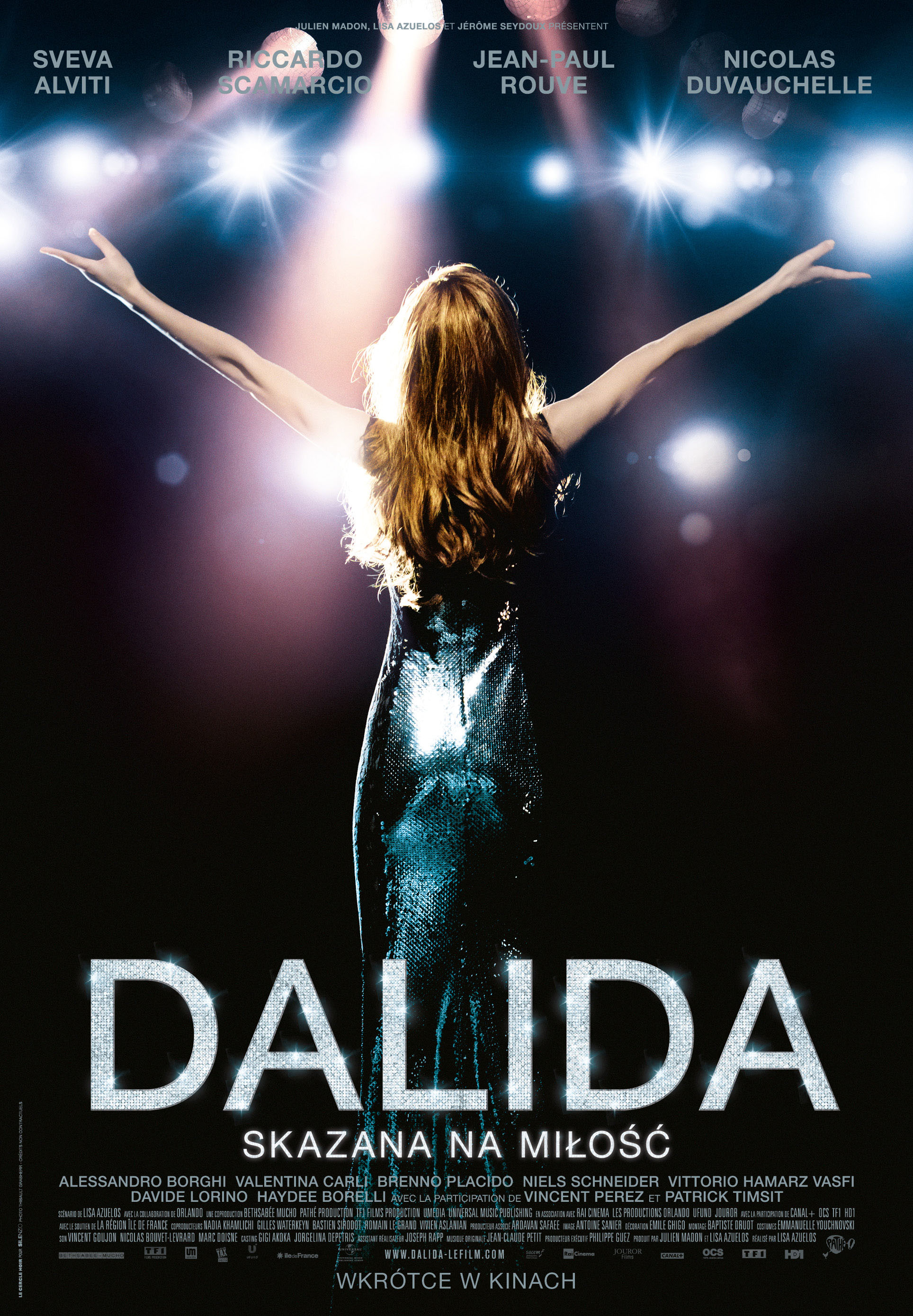 Polski plakat filmu 'Dalida'