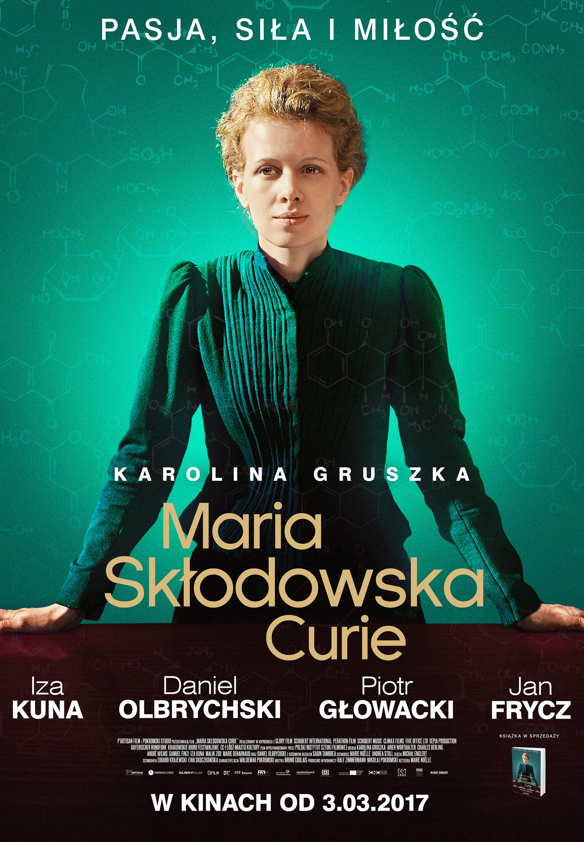 Polski plakat filmu 'Maria Skłodowska-Curie'