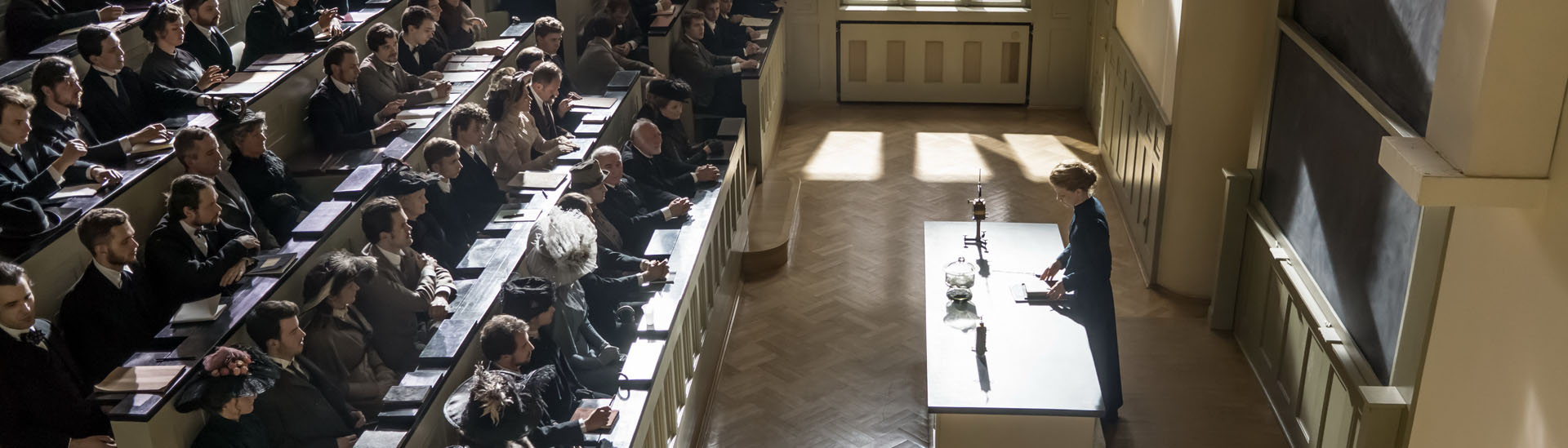 Baner filmu 'Maria Skłodowska-Curie' Baner filmu 'Maria Skłodowska-Curie'