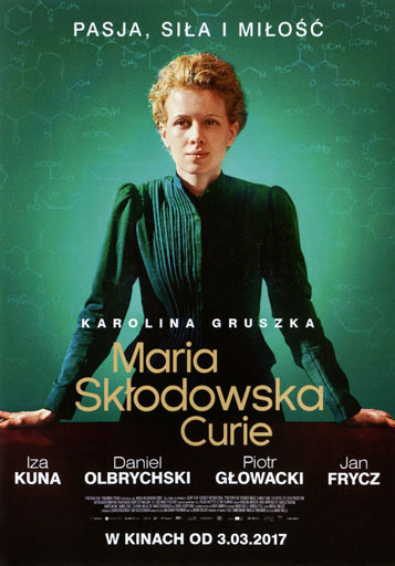 Przód ulotki filmu 'Maria Skłodowska-Curie'