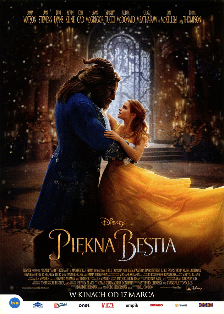Ulotka filmu 'Piękna i Bestia (przód)'
