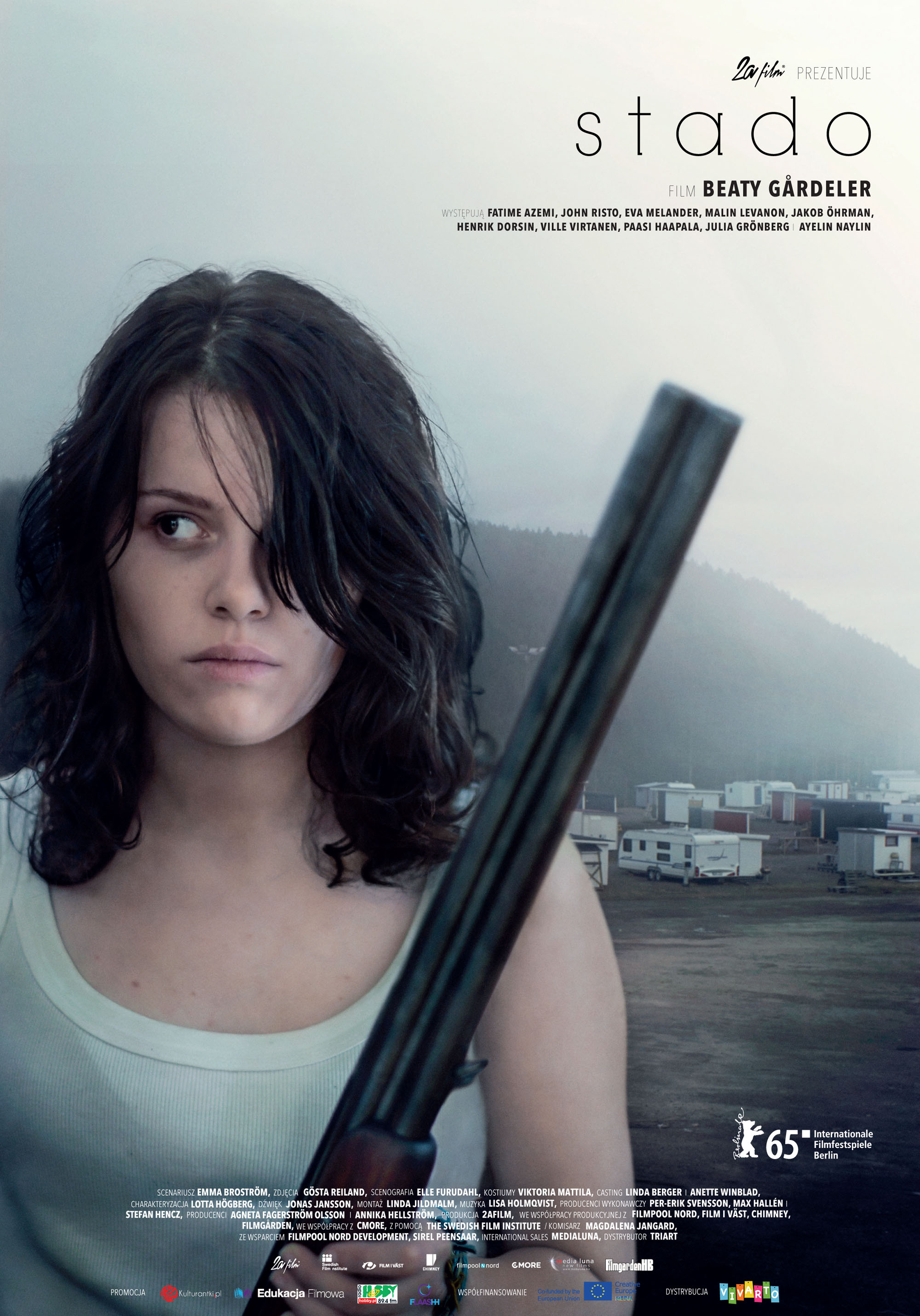 Polski plakat filmu 'Stado'