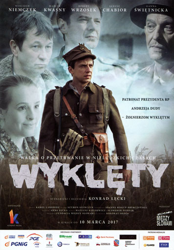 Przód ulotki filmu 'Wyklęty'