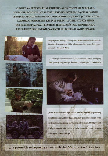 Tył ulotki filmu 'Wyklęty'