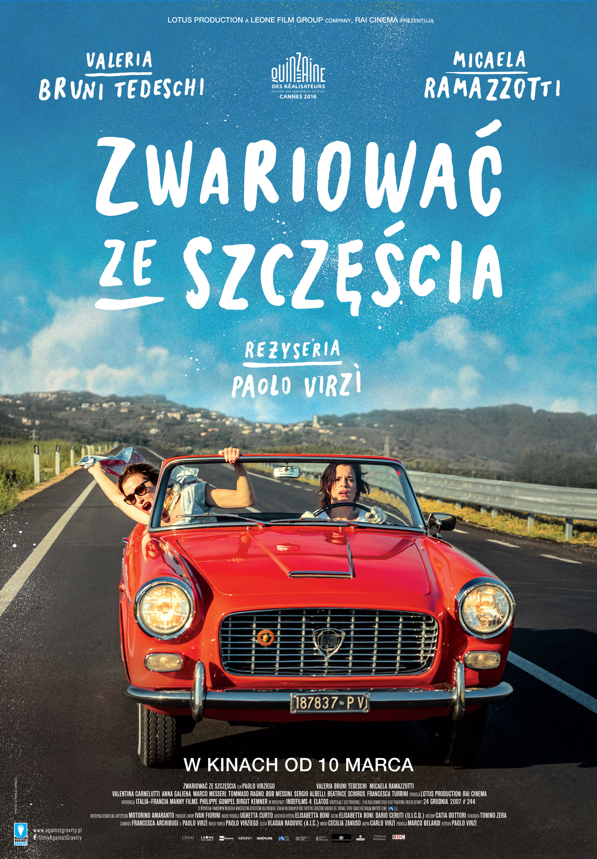Polski plakat filmu 'Zwariować ze szczęścia'