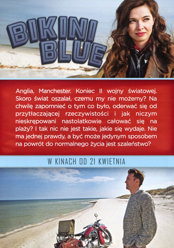 Tył ulotki filmu 'Bikini Blue'