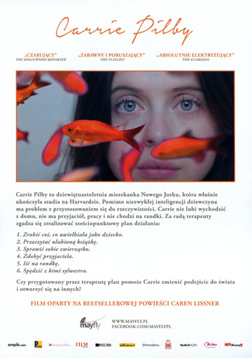 Tył ulotki filmu 'Carrie Pilby'