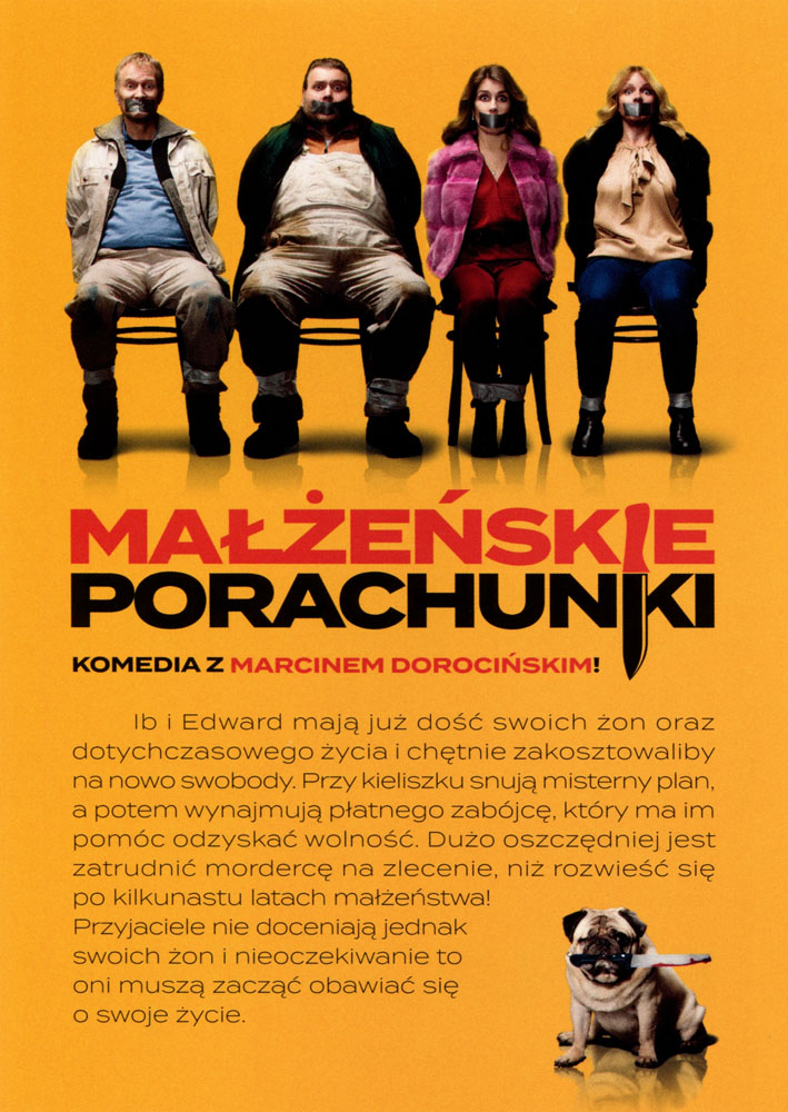 Ulotka filmu 'Małżeńskie Porachunki (tył)'