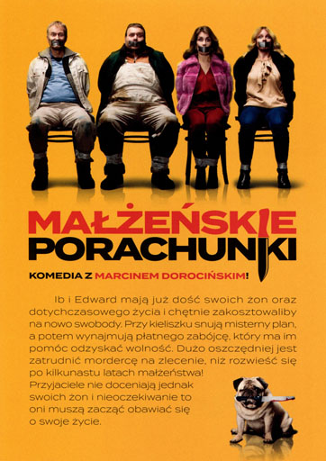 Tył ulotki filmu 'Małżeńskie porachunki'