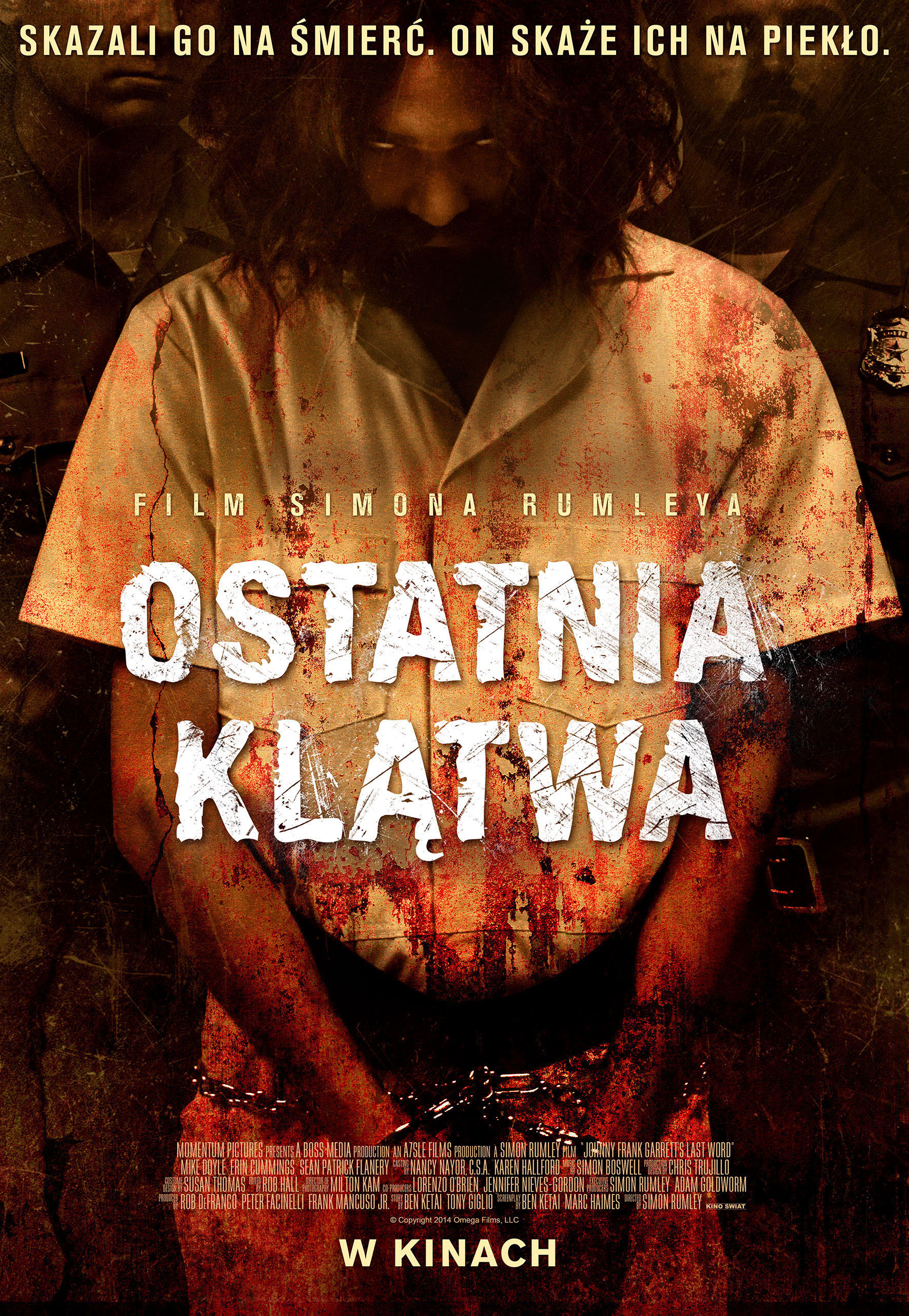 Polski plakat filmu 'Ostatnia klątwa'