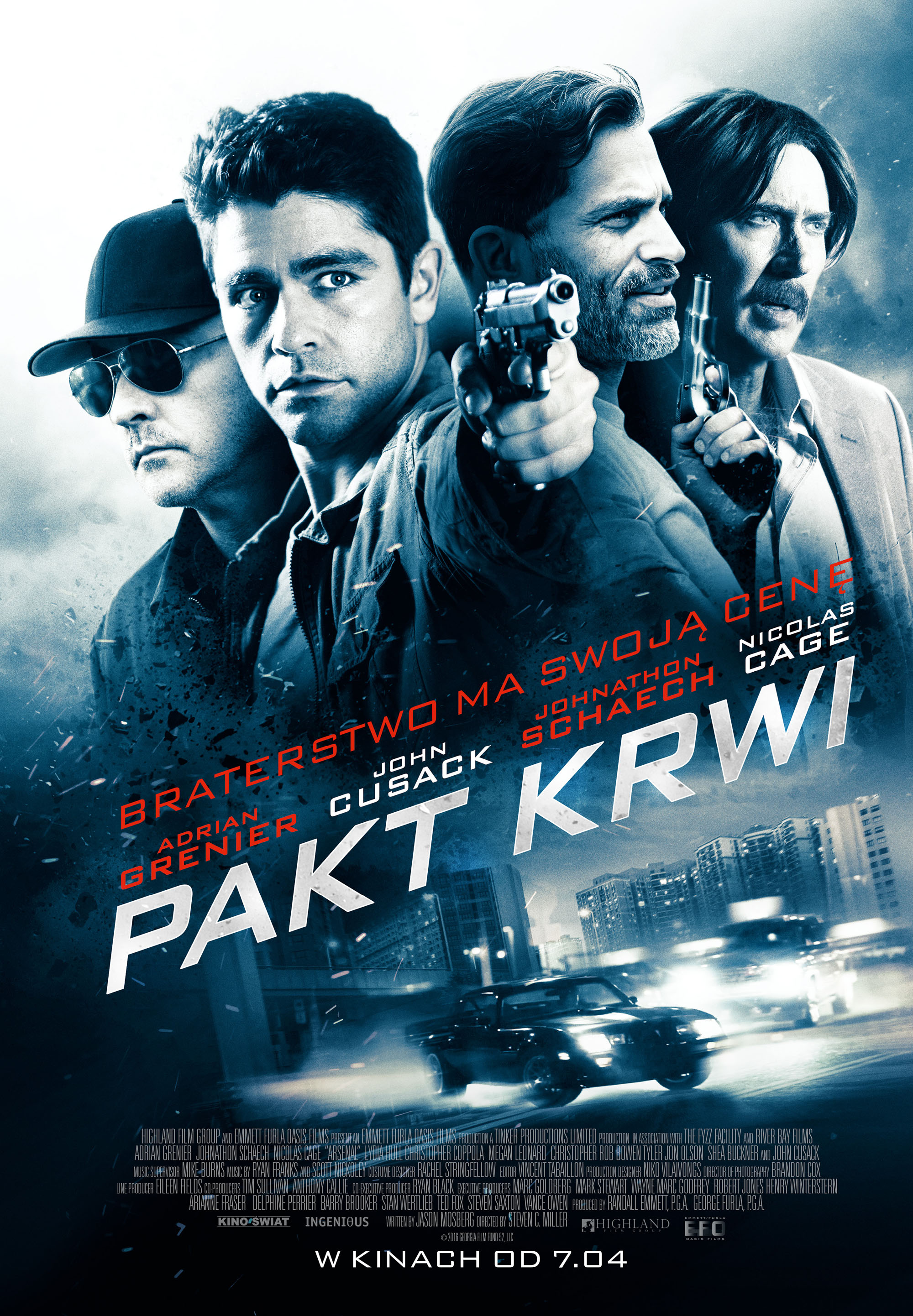 Polski plakat filmu 'Pakt krwi'