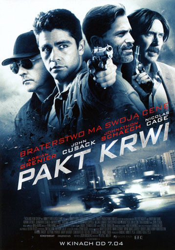 Przód ulotki filmu 'Pakt krwi'