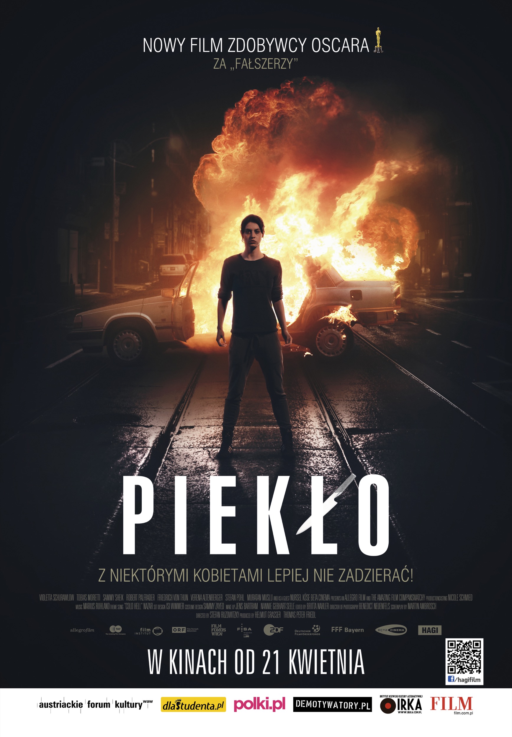 Polski plakat filmu 'Piekło'