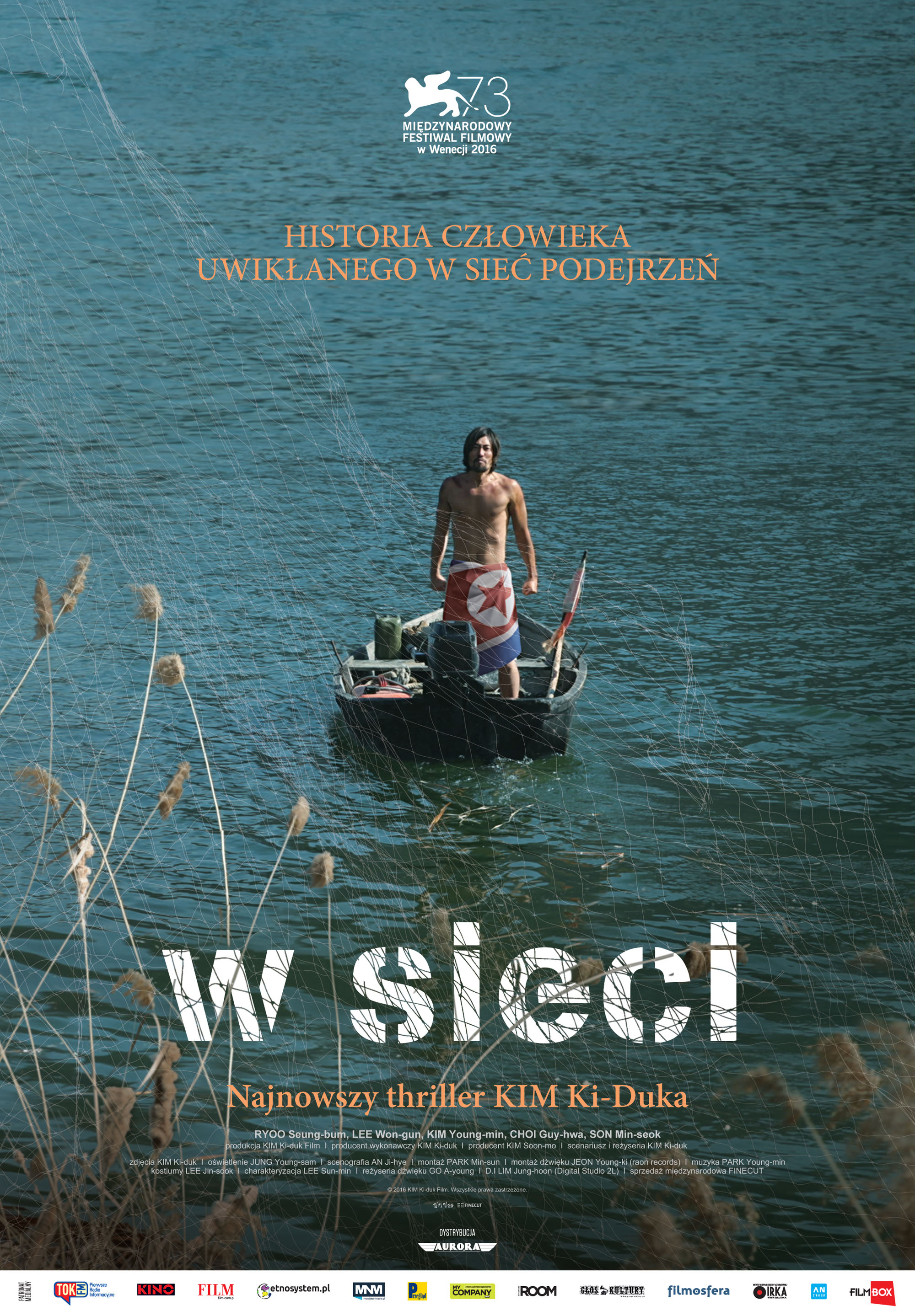 Polski plakat filmu 'W sieci'