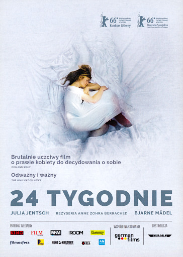 Przód ulotki filmu '24 tygodnie'