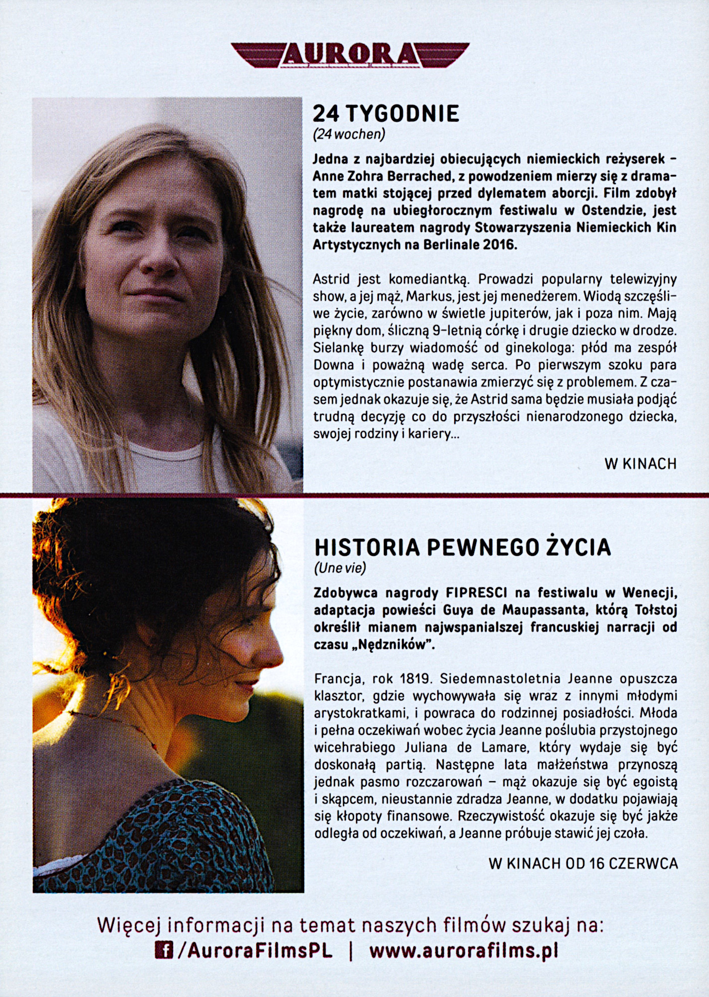 Ulotka filmu '24 Tygodnie (tył)'