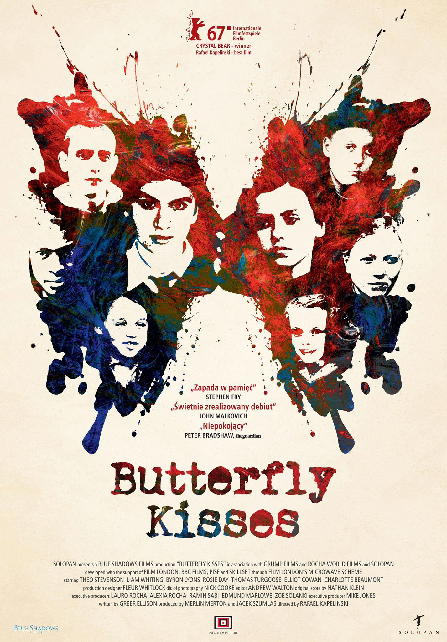 Polski plakat filmu 'Butterfly Kisses'