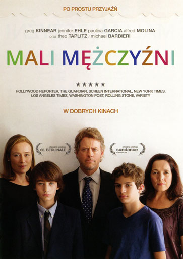 Przód ulotki filmu 'Mali mężczyźni'