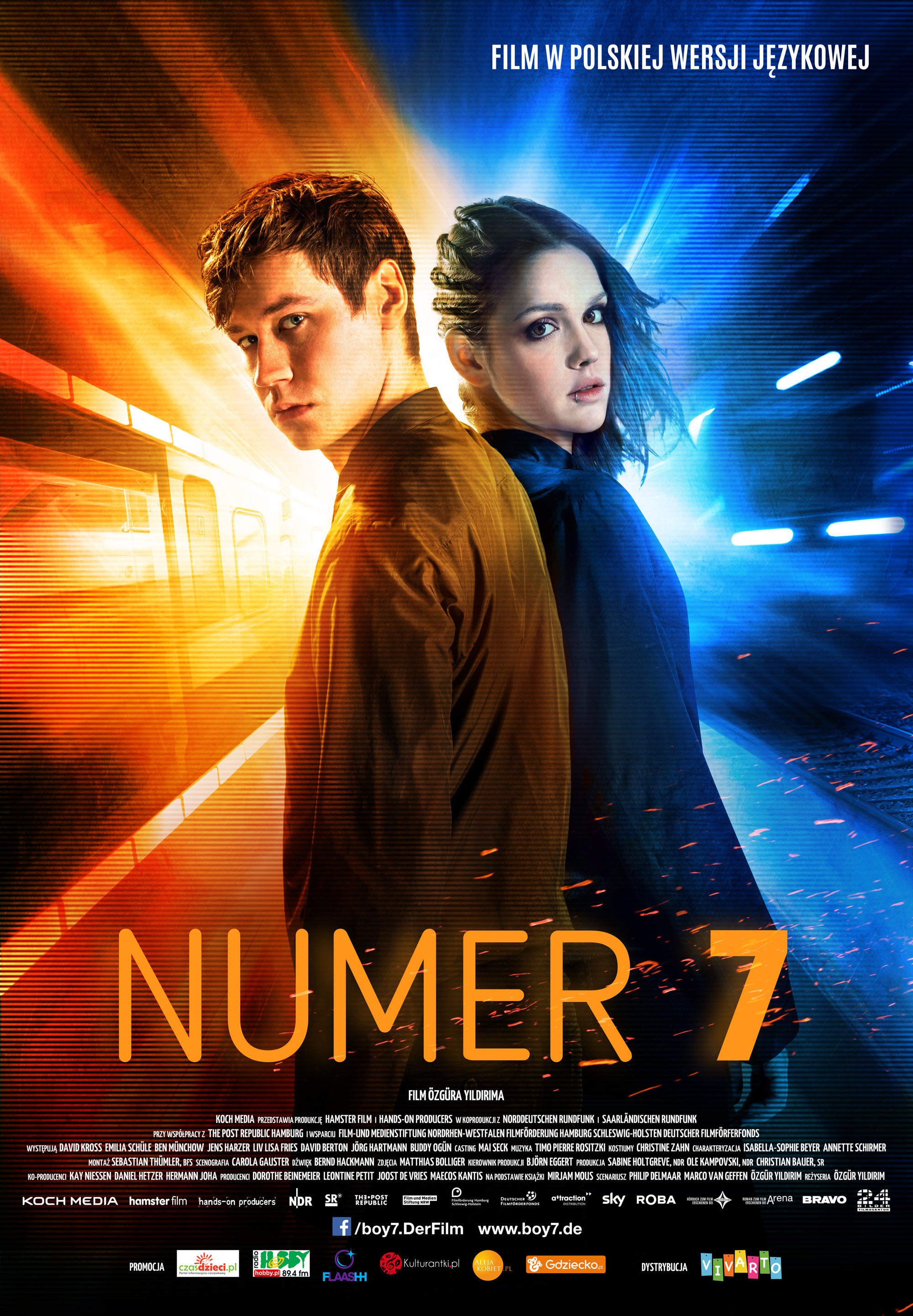 Polski plakat filmu 'Numer 7'