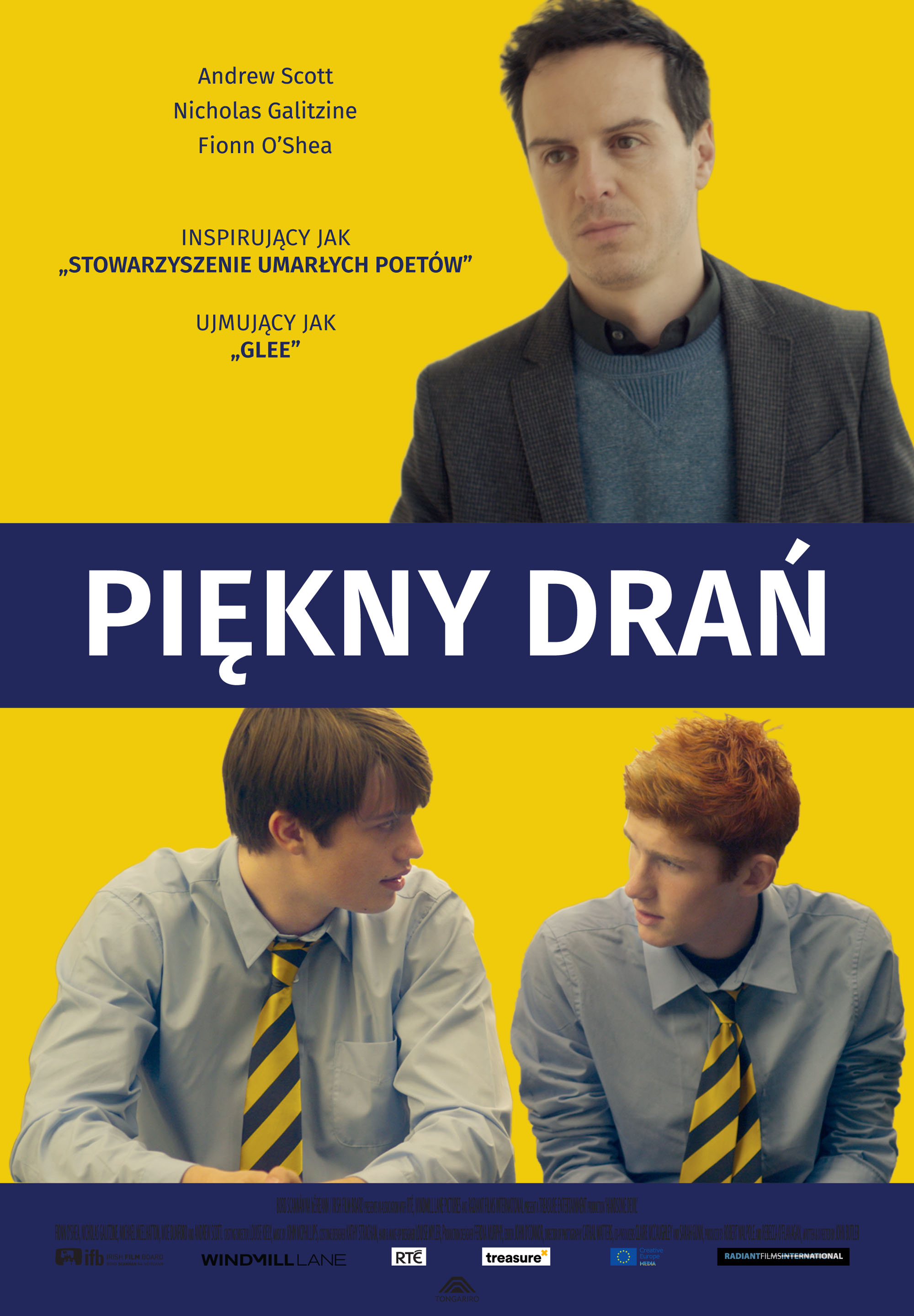 Polski plakat filmu 'Piękny drań'