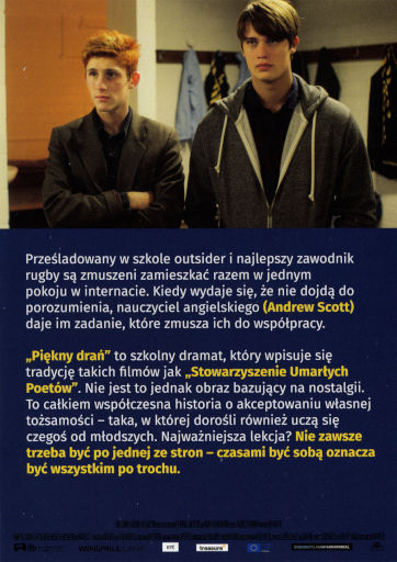 Tył ulotki filmu 'Piękny drań'