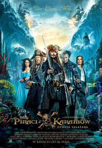 Polski plakat filmu 'Piraci z Karaibów: Zemsta Salazara'