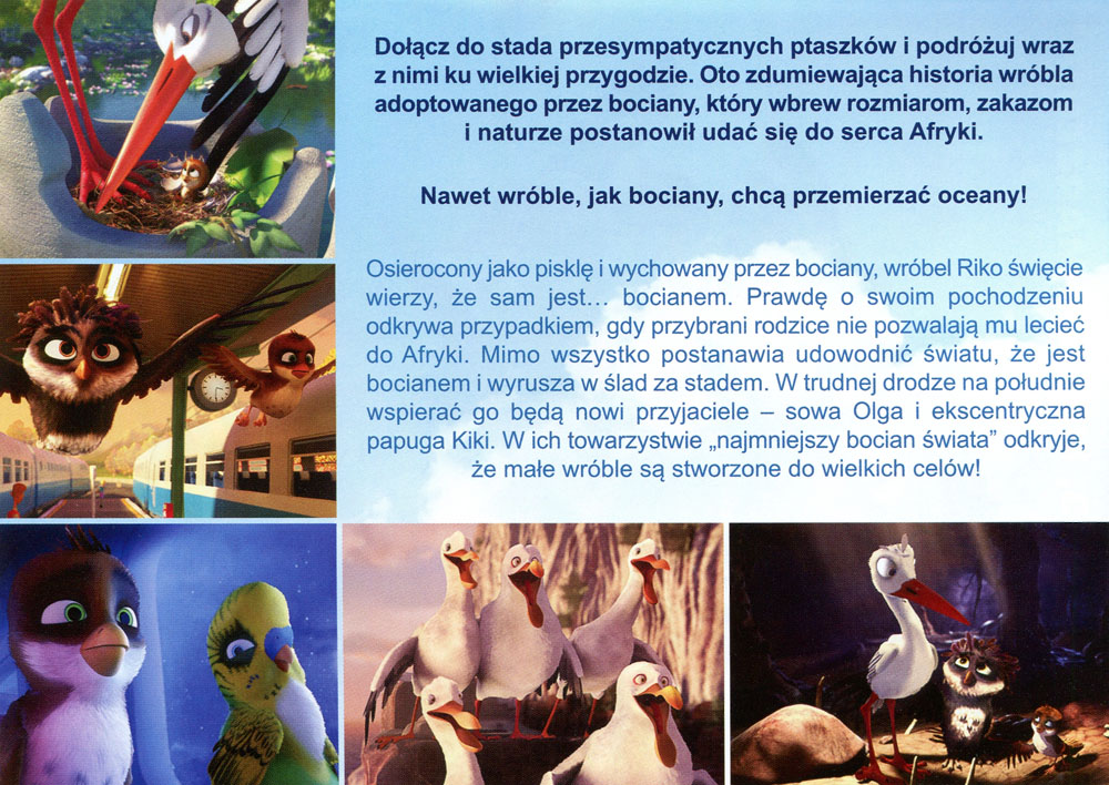 Ulotka filmu 'Rico Prawie Bocian (tył)'