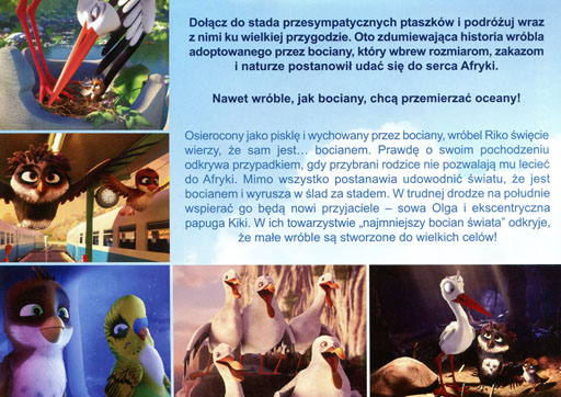 Tył ulotki filmu 'Riko prawie bocian'