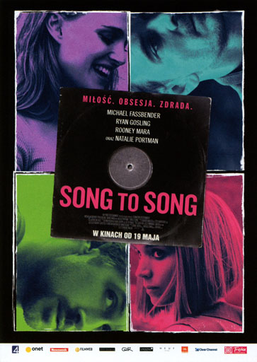 Przód ulotki filmu 'Song to Song'