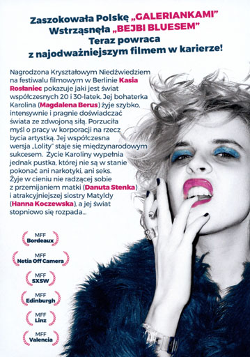 Tył ulotki filmu 'Szatan kazał tańczyć'