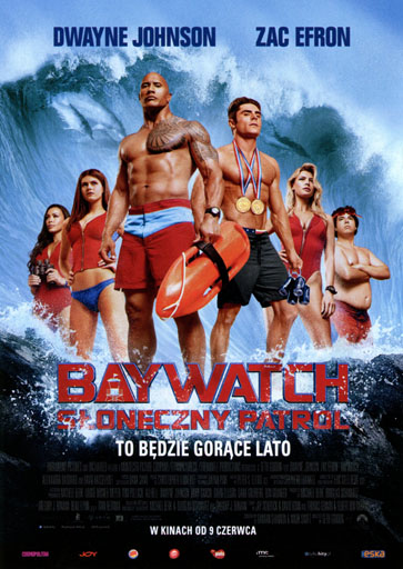 Przód ulotki filmu 'Baywatch. Słoneczny patrol'
