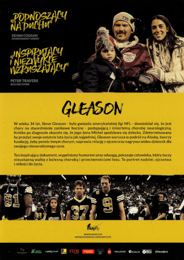 Tył ulotki filmu 'Gleason'