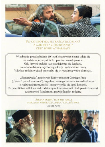 Tył ulotki filmu 'Sieranevada'