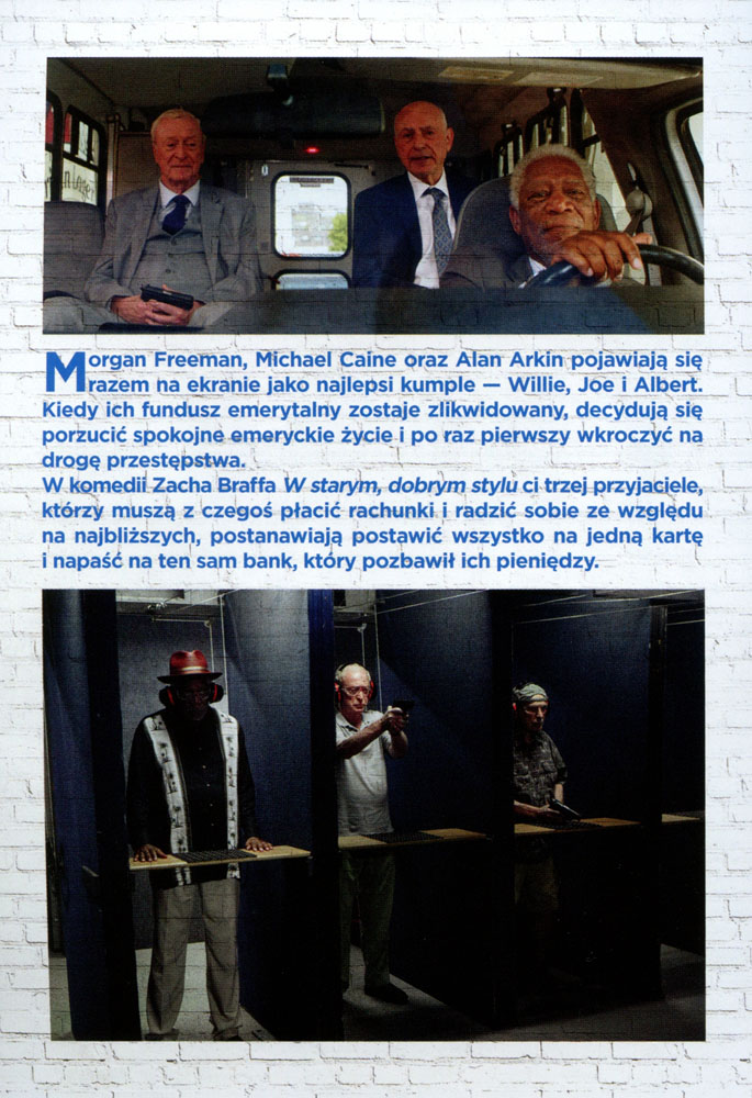 Ulotka filmu 'W Starym Dobrym Stylu (tył)'