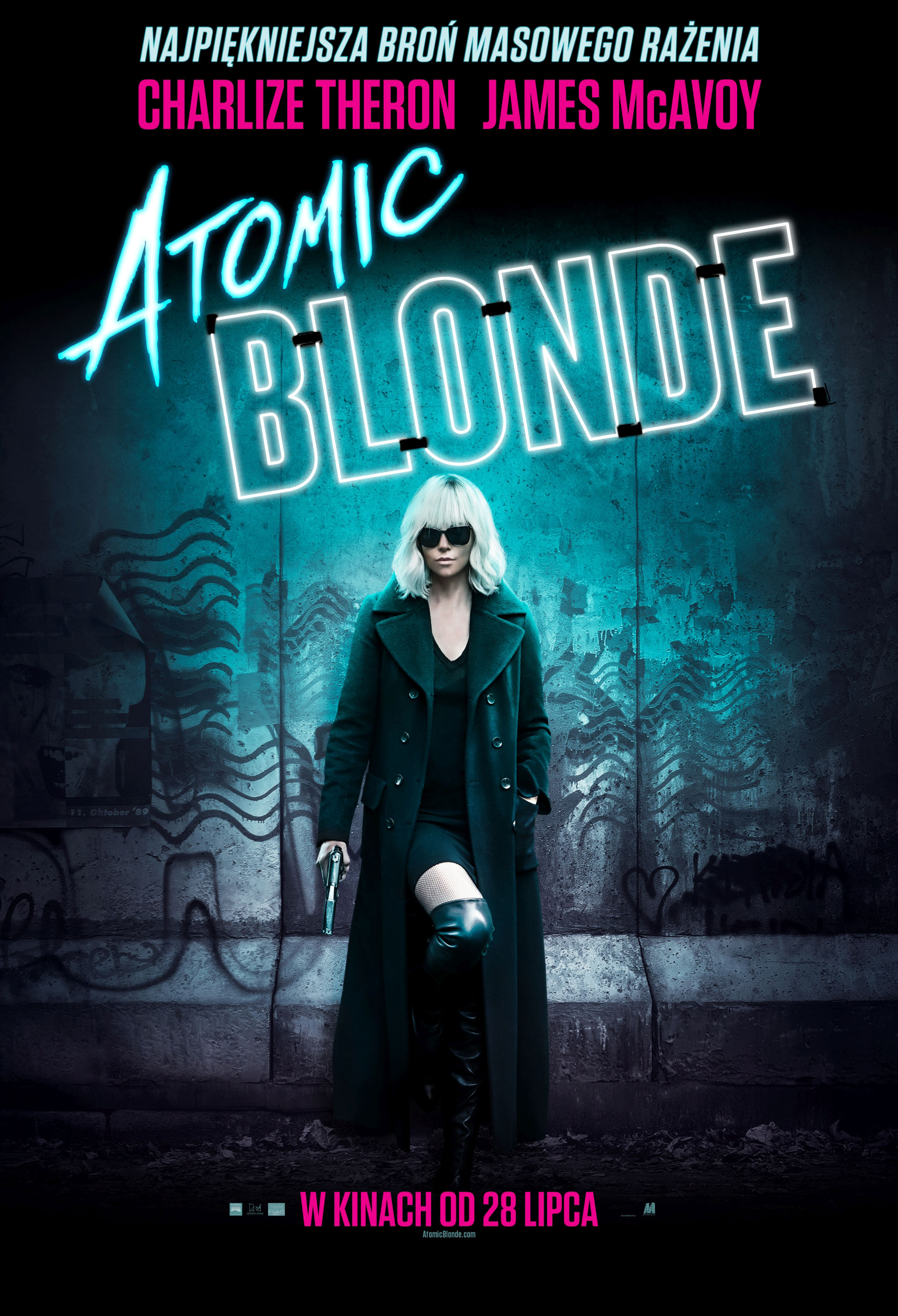 Polski plakat filmu 'Atomic Blonde'