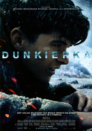 Przód ulotki filmu 'Dunkierka'