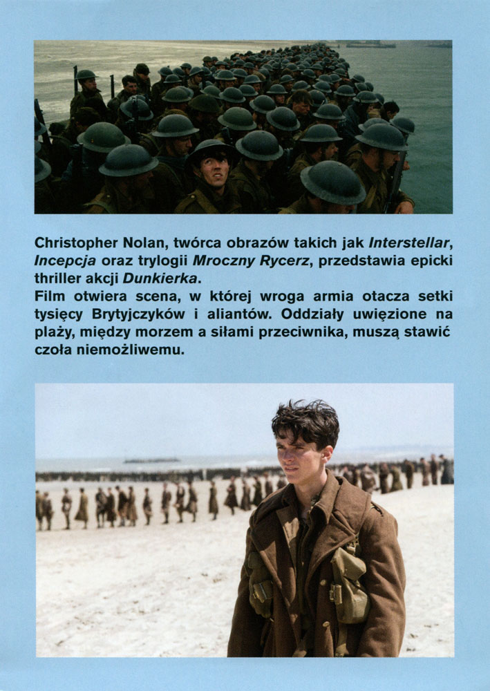 Ulotka filmu 'Dunkierka (tył)'