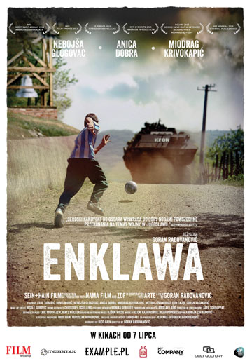 Polski plakat filmu 'Enklawa'