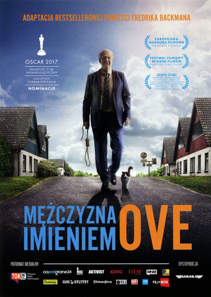 Ulotka filmu 'Mężczyzna Imieniem Ove (przód)'