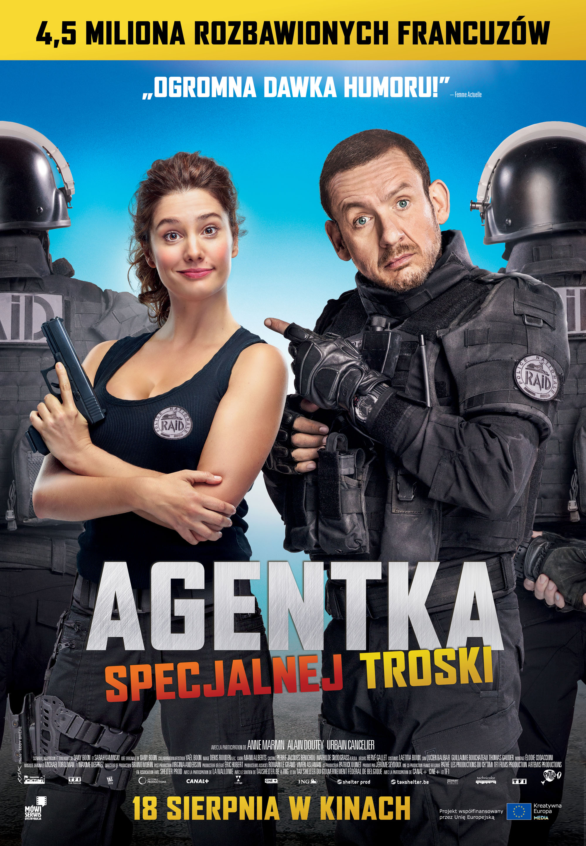 Polski plakat filmu 'Agentka Specjalnej Troski'