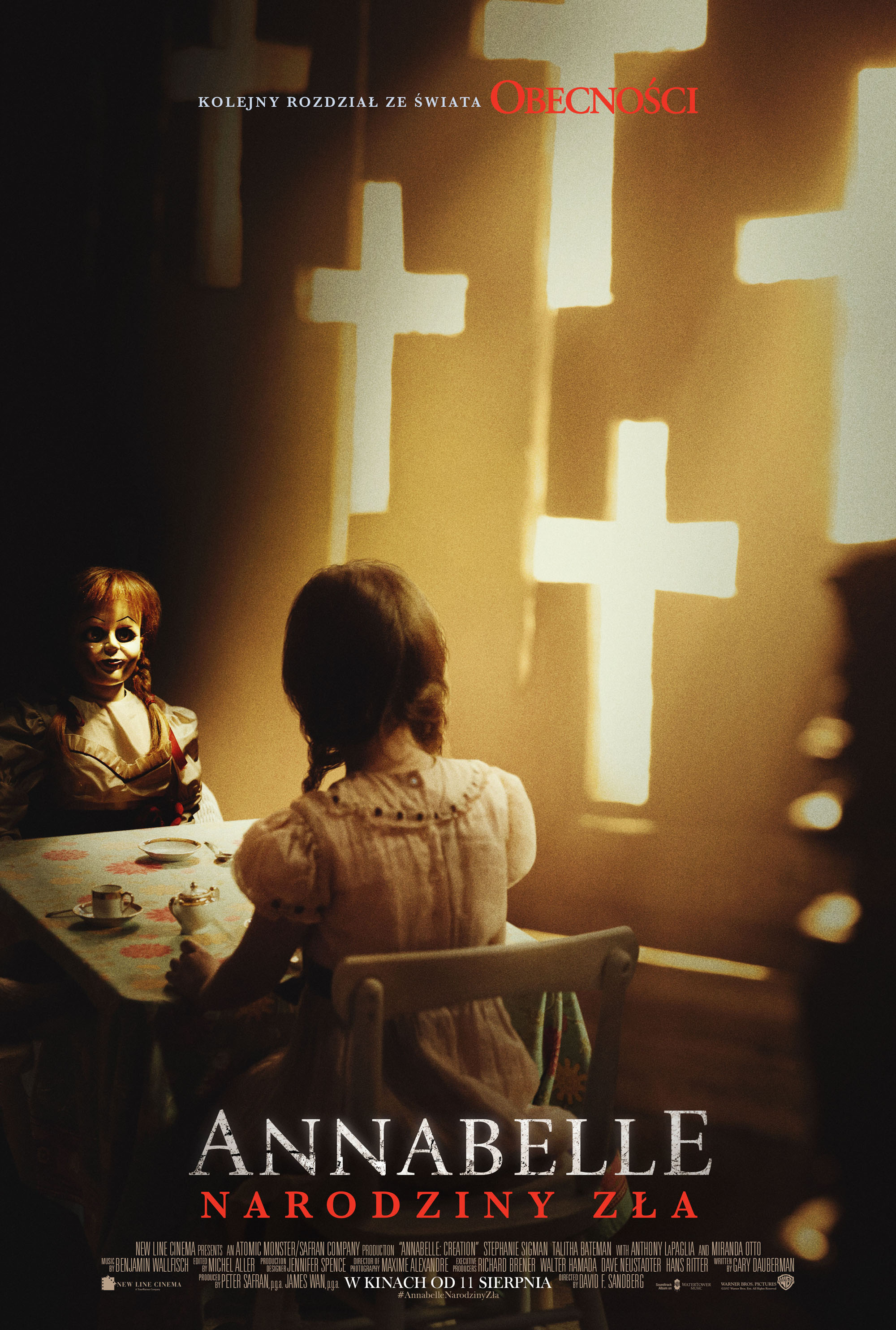 Polski plakat filmu 'Annabelle: Narodziny zła'