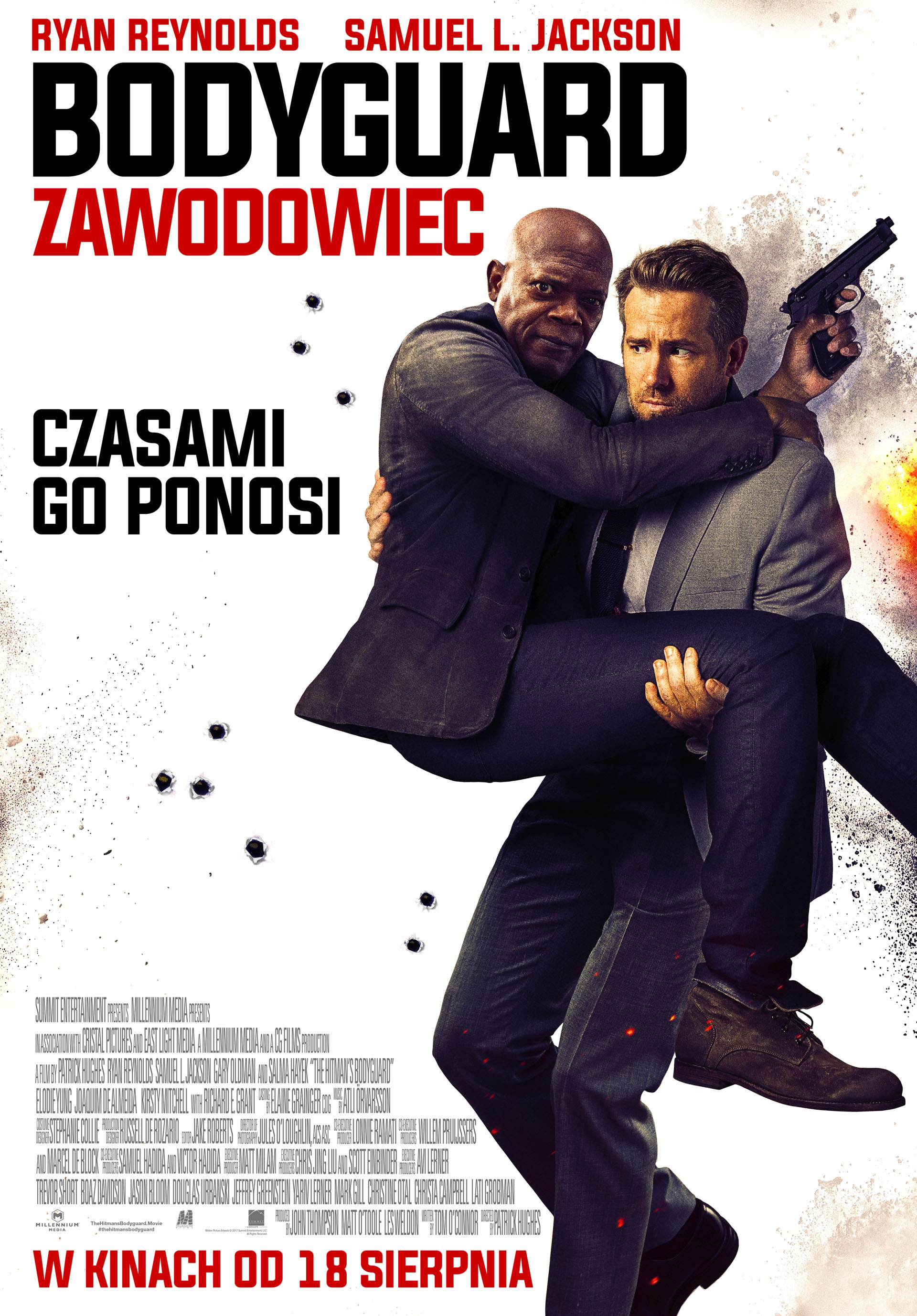 Polski plakat filmu 'Bodyguard Zawodowiec'