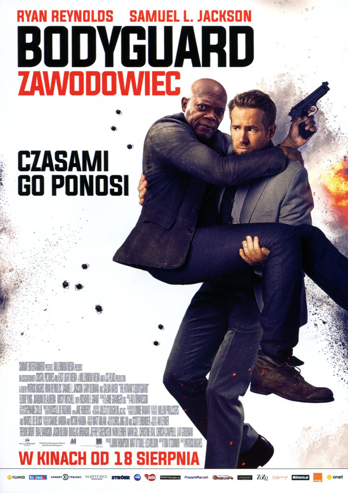 Ulotka filmu 'Bodyguard Zawodowiec (przód)'