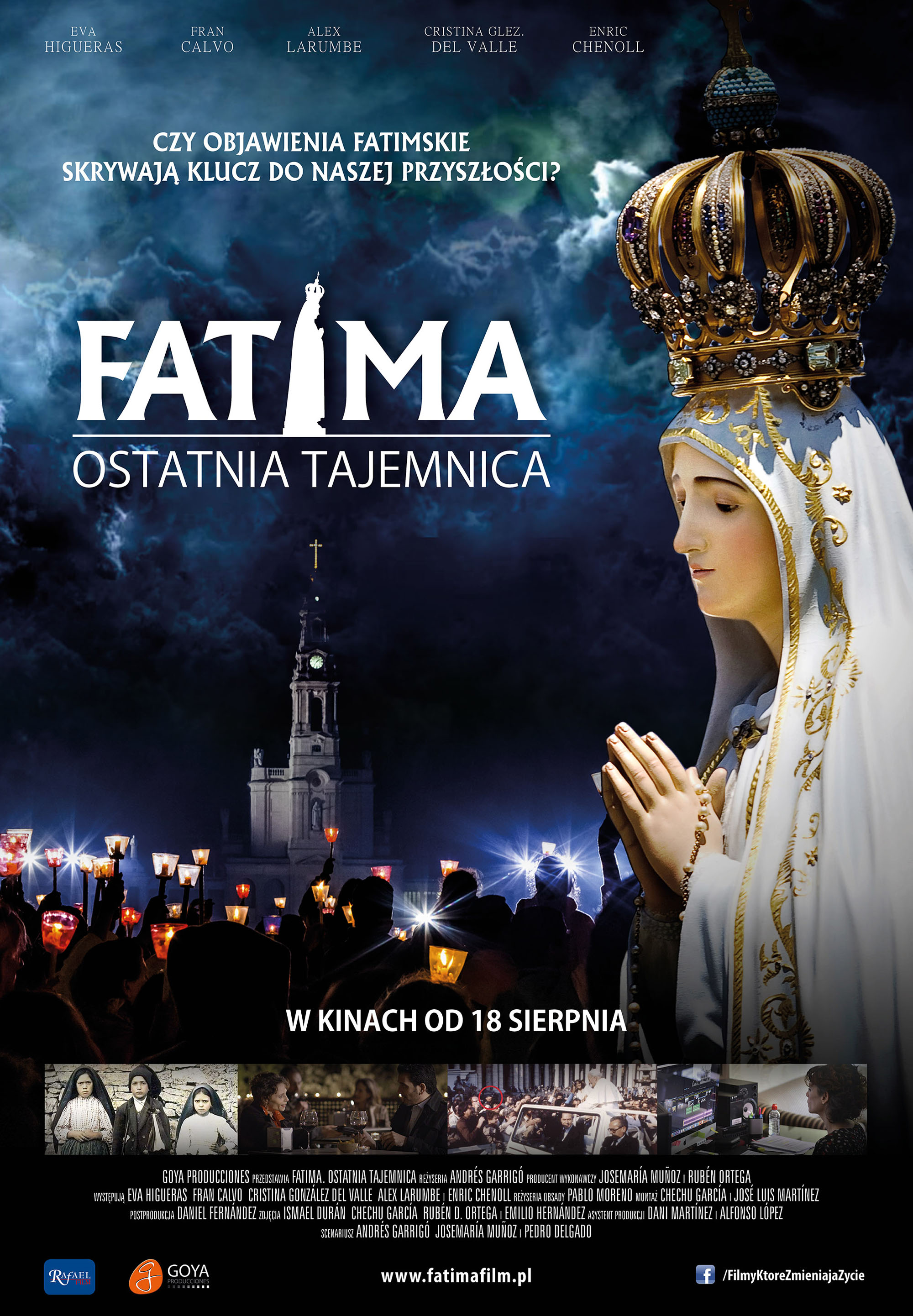 Polski plakat filmu 'Fatima. Ostatnia tajemnica'
